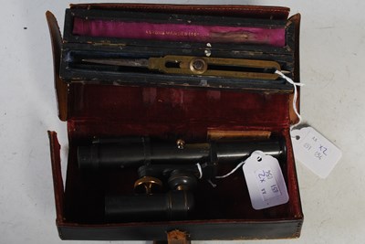 Lot 312 - A Stanley London surveyor's scope contained...