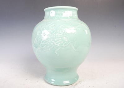 Lot 327 - A late 19th/early 20th century Chinese celadon...