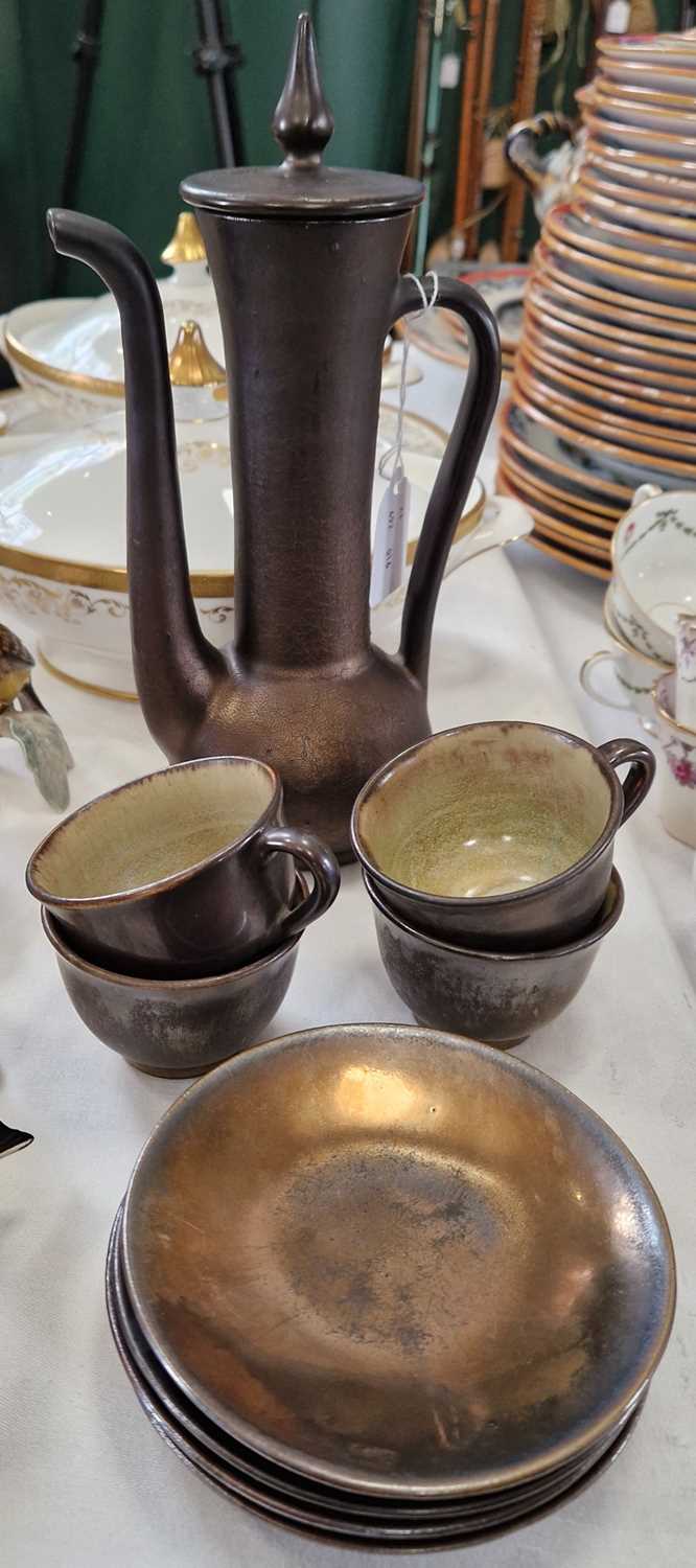 Greber Lot 358 - A Greber of France part coffee set
