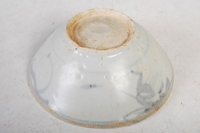 Lot 21 - A Chinese blue and white porcelain bowl, Ming...