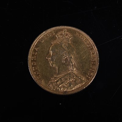 Lot 49 - A Victorian gold sovereign, dated 1889.