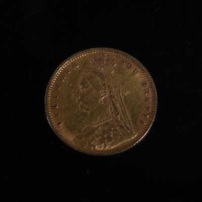 Lot 47 - A Victorian gold half-sovereign, dated 1892.