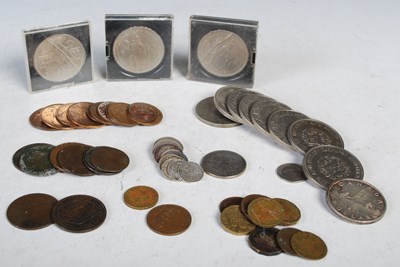 Lot 97 - A collection of assorted vintage coinage, to...