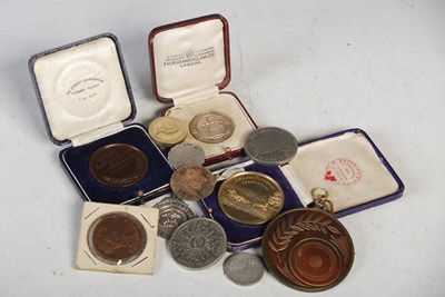 Lot 103 - A collection of assorted medallions, to...