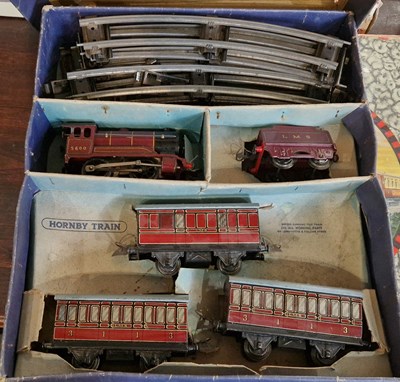 Lot 395 - A boxed Hornby "0-Gauge Trainset, no. 501...