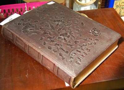 Lot 259 - A 19th century brass bound photograph album...