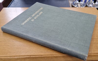 Lot 446 - One volume 'Domestic Architecture in Scotland,...