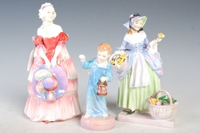 Lot 169 - Three assorted Royal Doulton figures to...