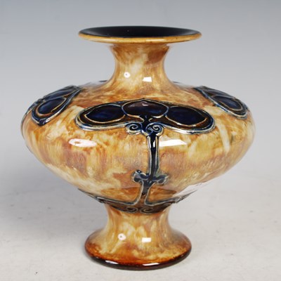Lot 172 - A Royal Doulton stoneware Art Nouveau vase...