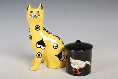 Lot 178 - A Griselda Hill Pottery model of a seated cat...