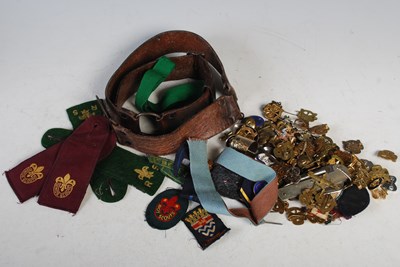 Lot 181 - A collection of assorted Boy Scout and Girl...