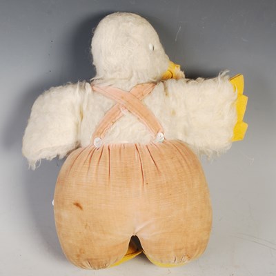 Lot 213 - Norah Wellings "Towser" duck, a fabric doll...