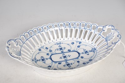 Lot 230 - A continental blue and white porcelain onion...