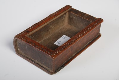 Lot 233 - A treen book box, probably 17th or 18th...