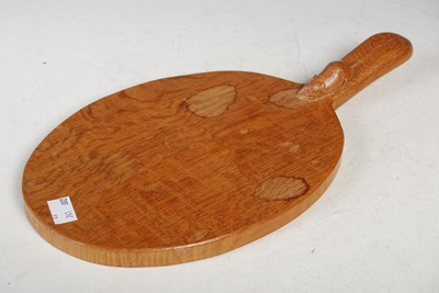 Lot 241 - Robert "Mouseman" Thompson oak cheeseboard,...